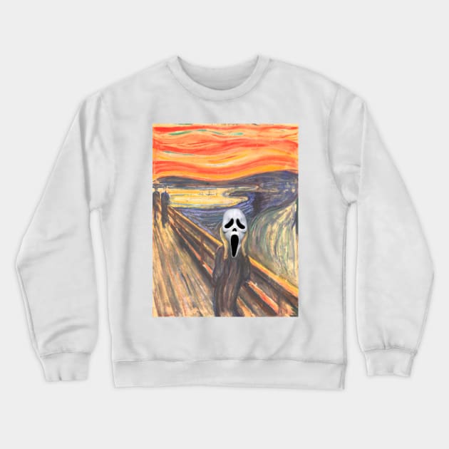 the Scream Crewneck Sweatshirt by ghjura